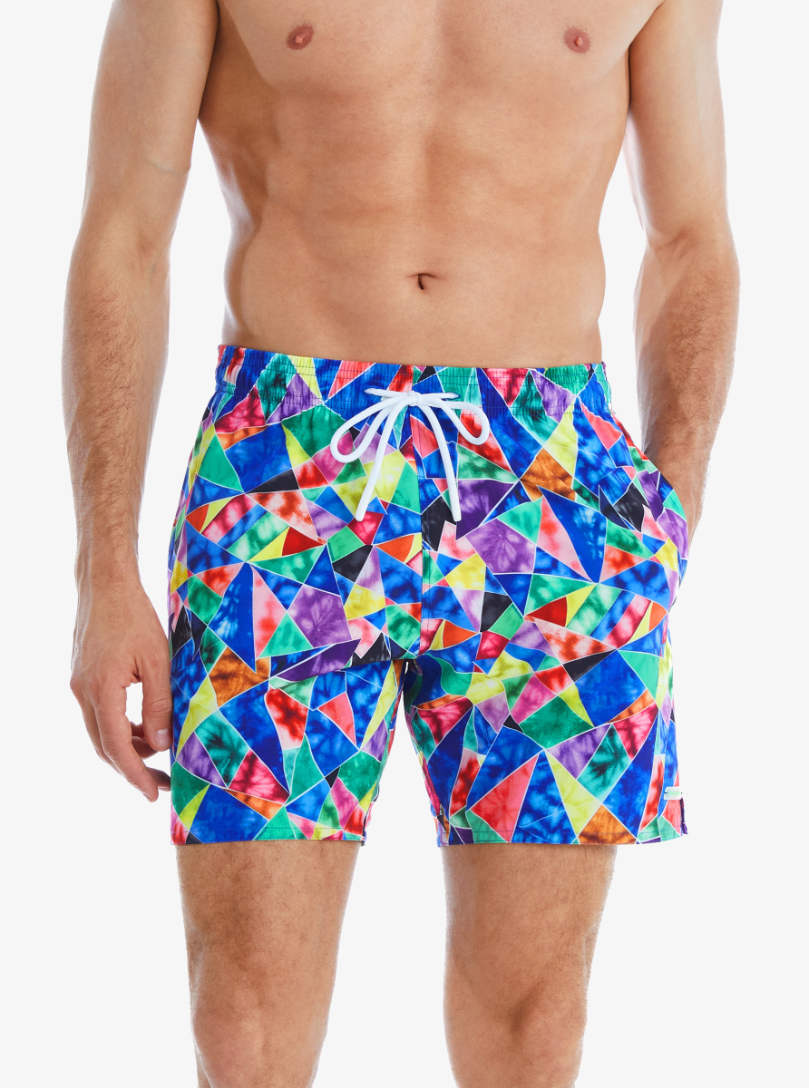 Erkek Deniz Şortu 10608 - Desenli - Blackspade