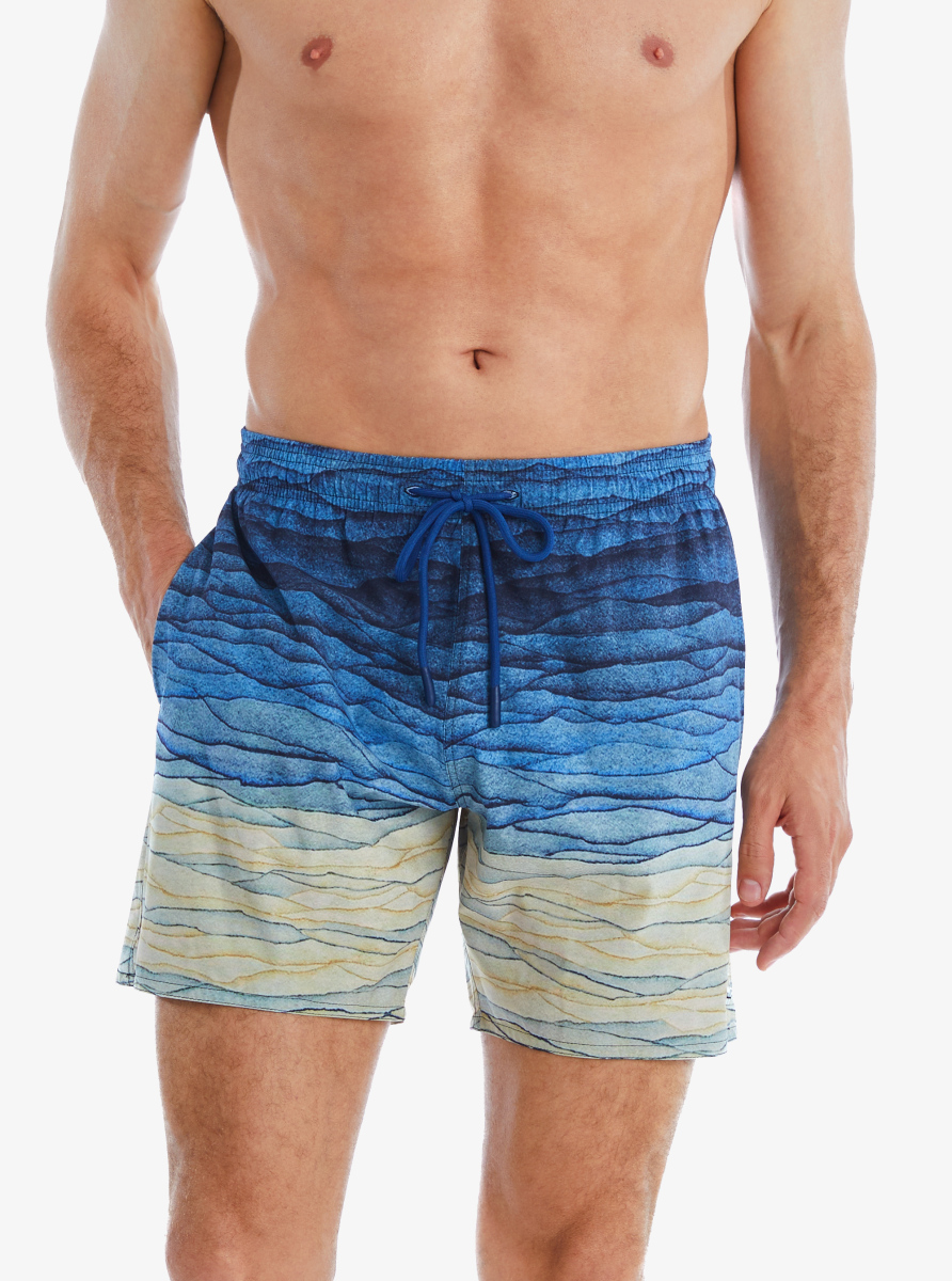 Erkek Deniz Şortu 10609 - Desenli - 1