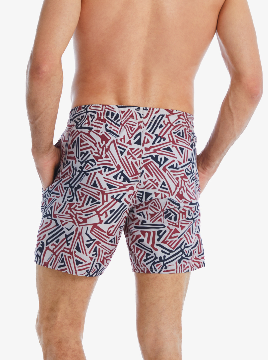 Erkek Deniz Şortu 10610 - Desenli - 2