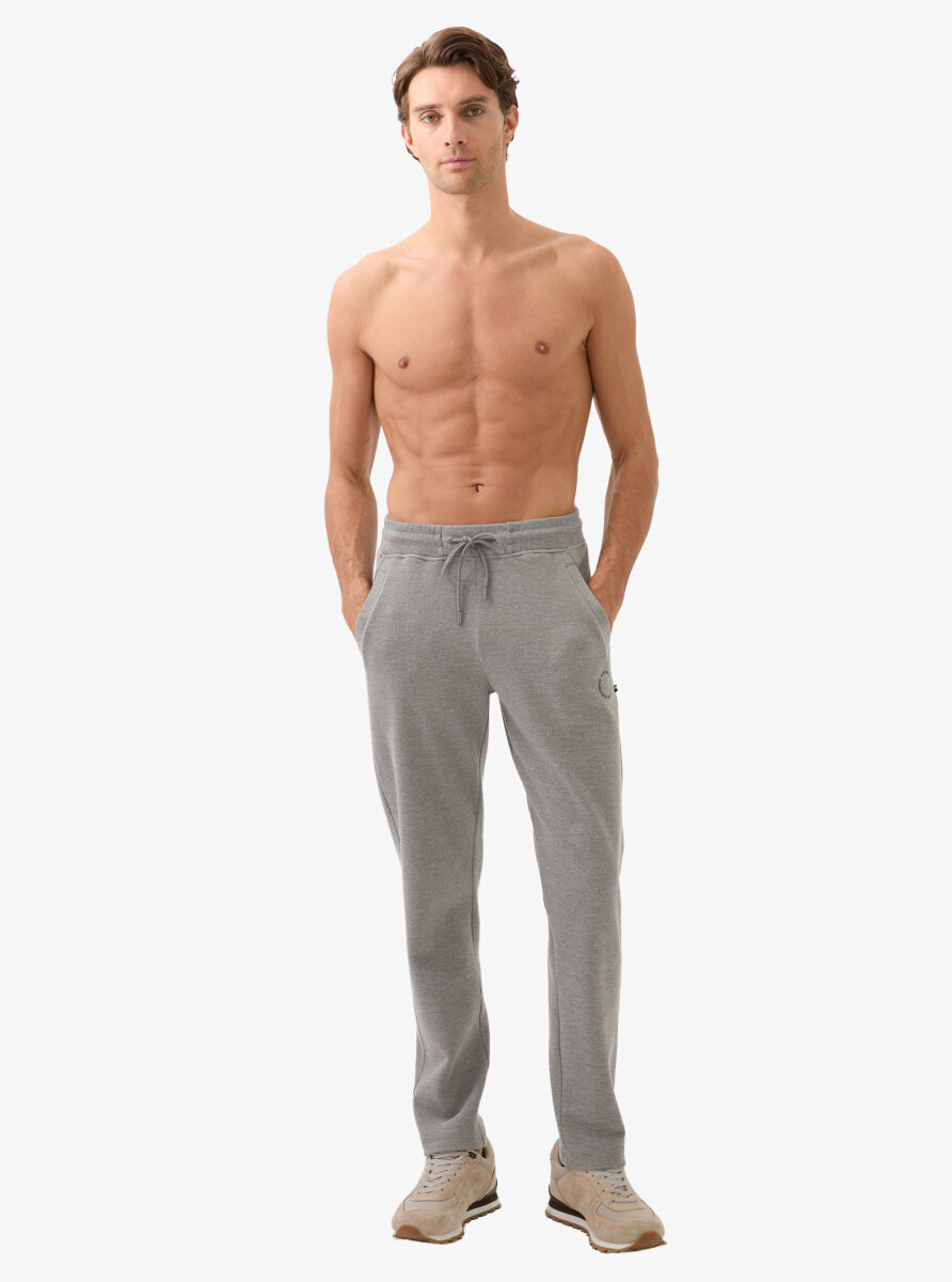 Erkek Eşofman Altı 40837 - Gri Melanj - Blackspade