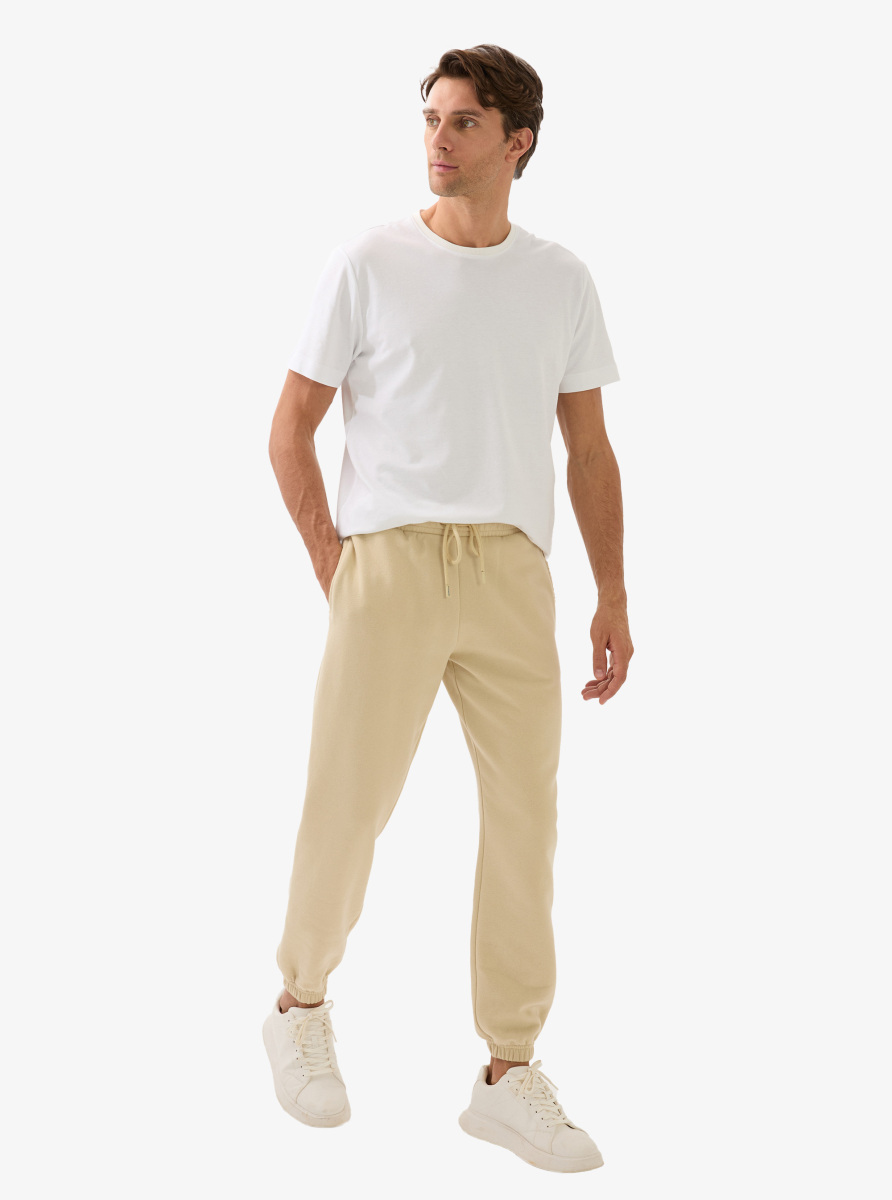 Erkek Eşofman Altı 40840 - Krem - 3