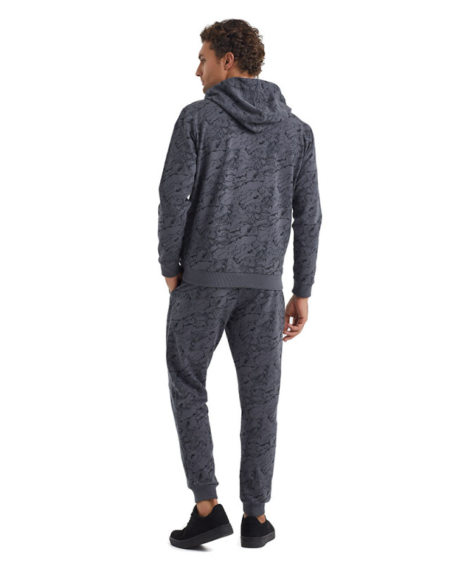 Erkek Eşofman Üstü 40074 - Desenli - 5