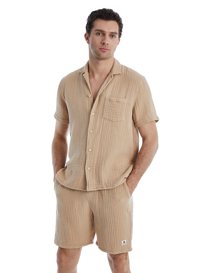 Erkek Gömlek 10516 - Bej - 1