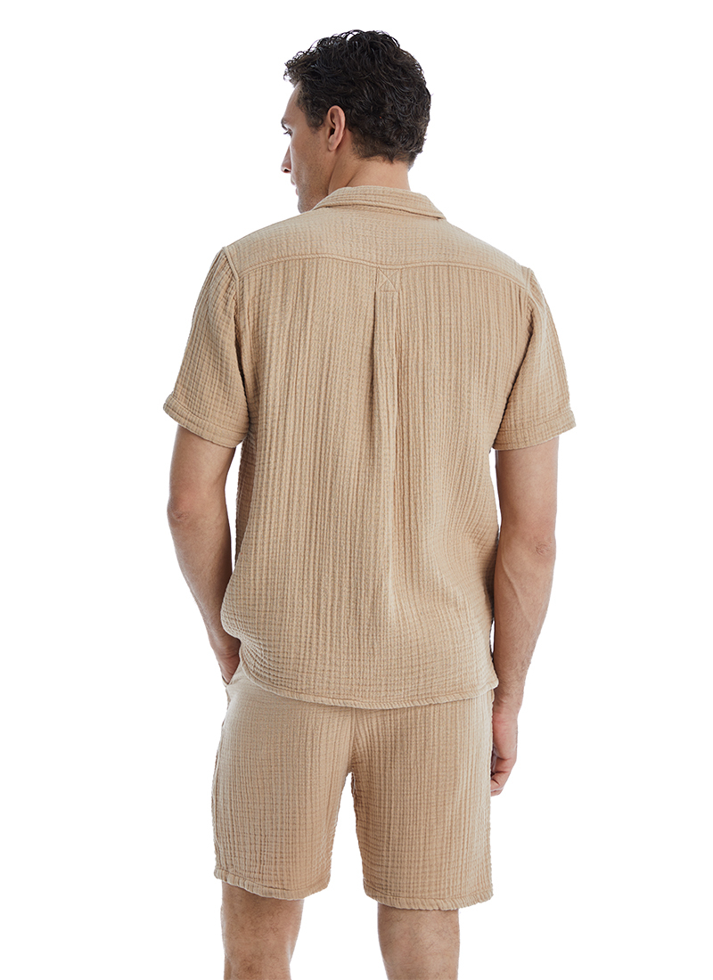 Erkek Gömlek 10516 - Bej - 2