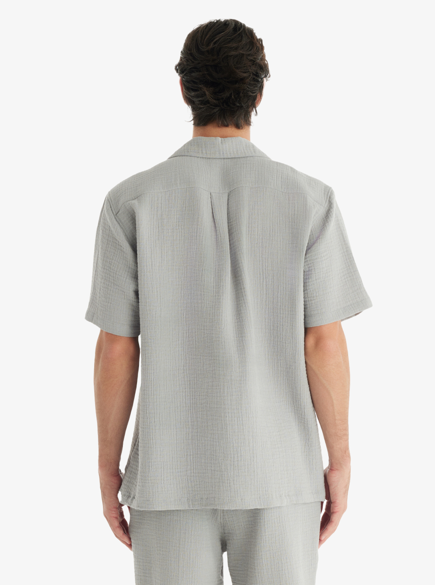 Erkek Gömlek 10767 - Gri - Blackspade (1)