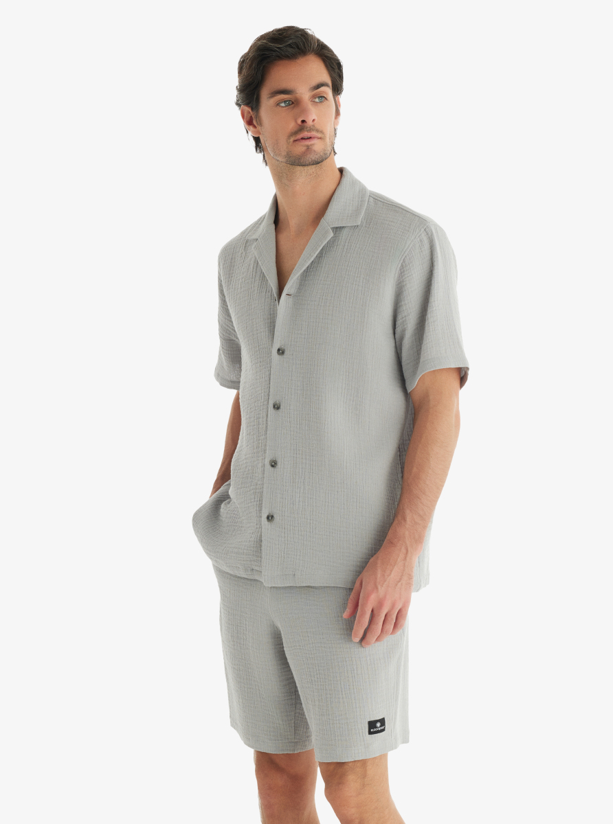 Erkek Gömlek 10767 - Gri - 3