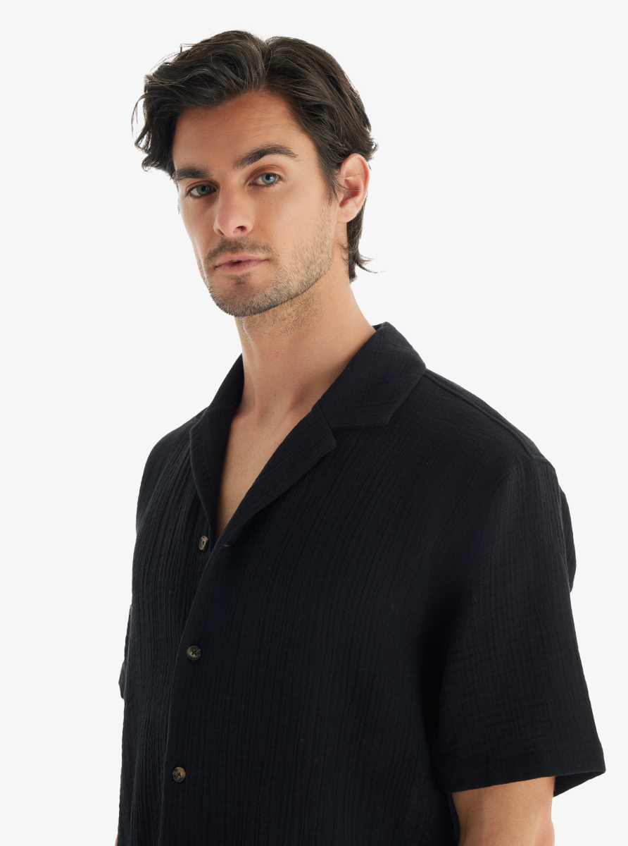 Erkek Gömlek 10767 - Siyah - 2