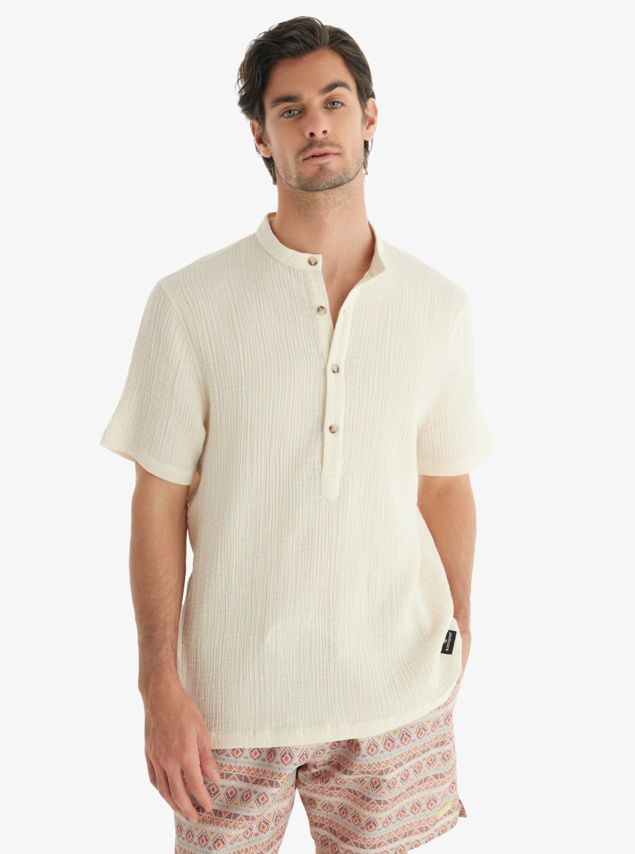 Erkek Gömlek 10769 - Krem - 1