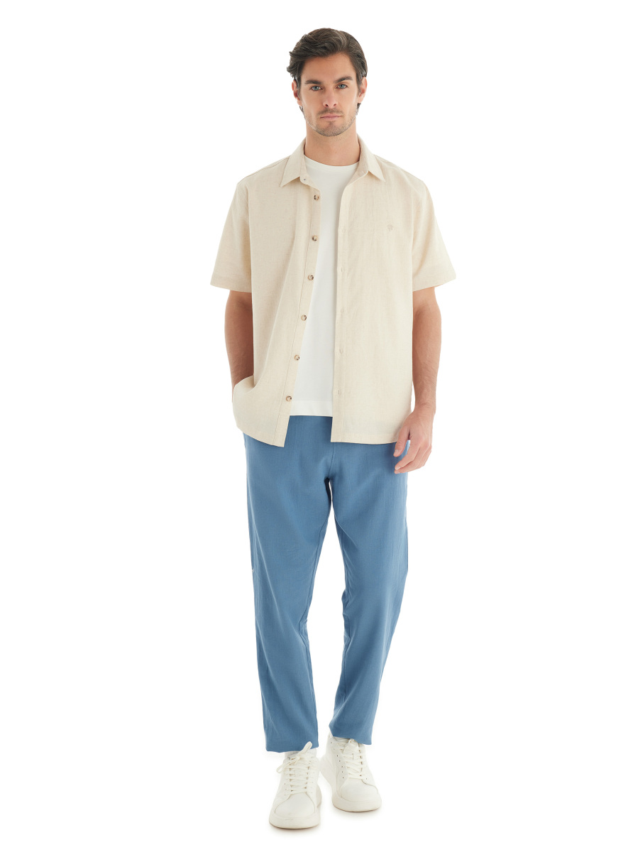 Erkek Gömlek 40738 - Krem - 4