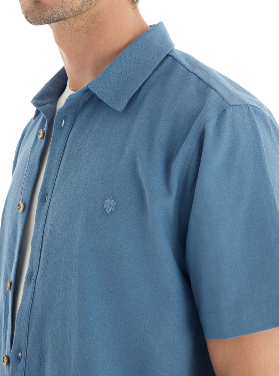 Erkek Gömlek 40738 - Mavi - 3