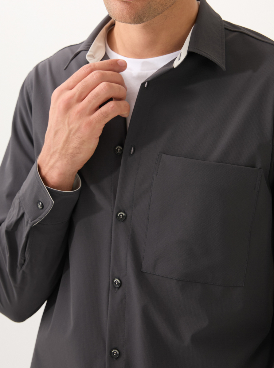 Erkek Gömlek 40842 - Antrasit - 3