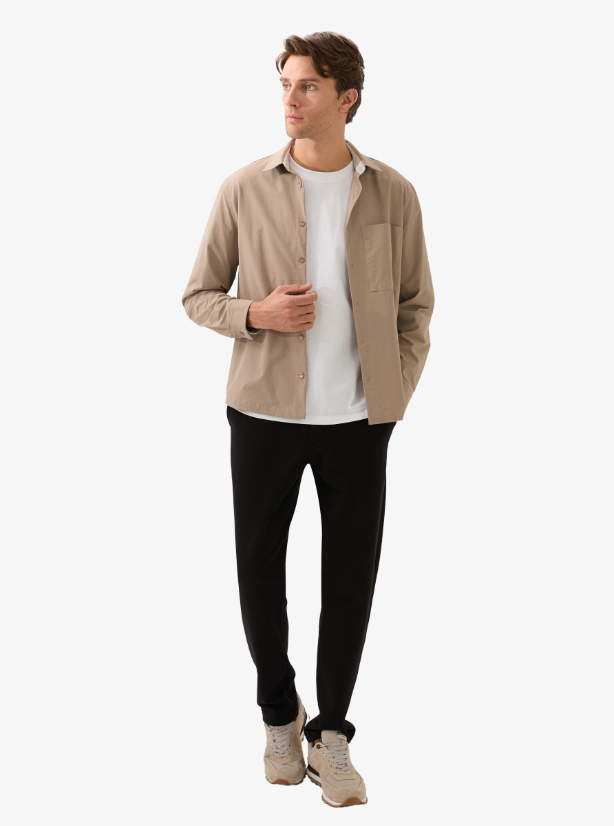 Erkek Gömlek 40842 - Kahverengi - 6