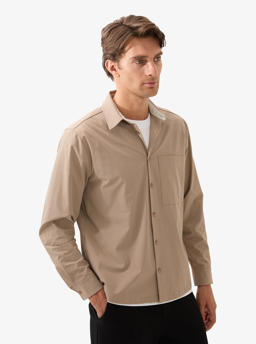 Erkek Gömlek 40842 - Kahverengi - 3