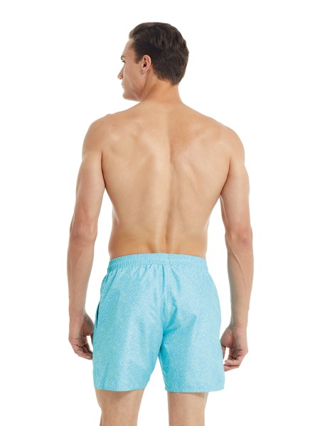 Erkek Mayo 10042 - Turkuaz Desenli - 4