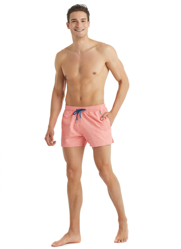 Erkek Mayo 10404 - Pembe Desenli - 4