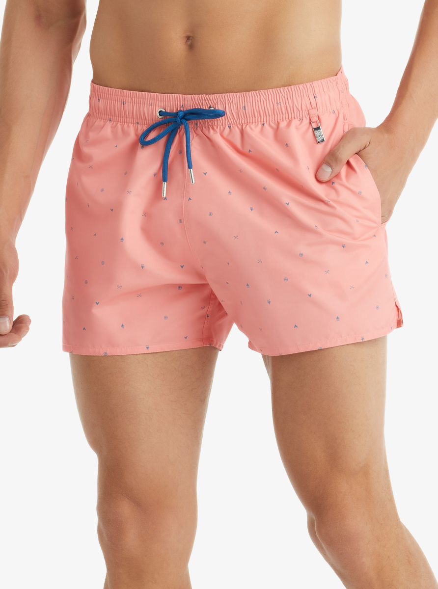 Erkek Mayo 10404 - Pembe Desenli - 1