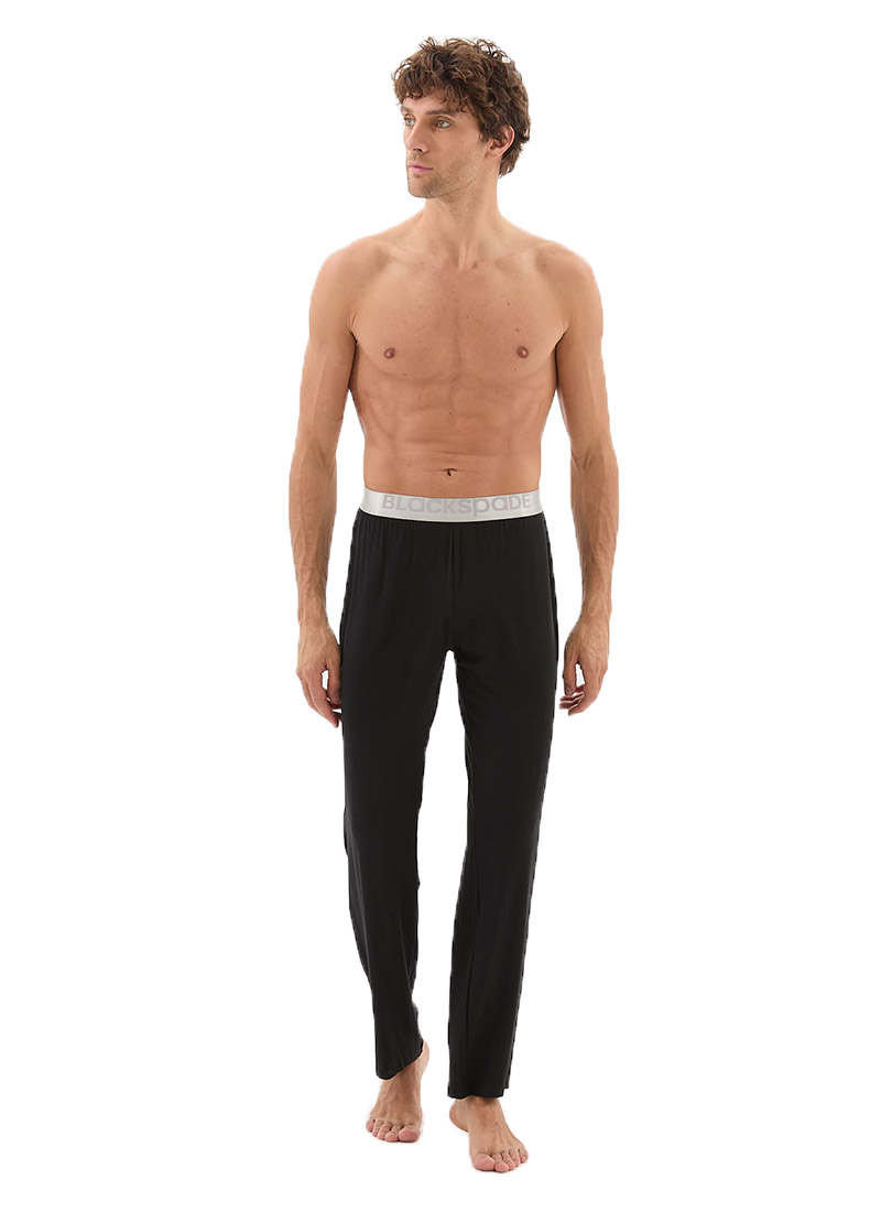 Erkek Modal Pijama Altı Silver 9304 - Siyah - 1