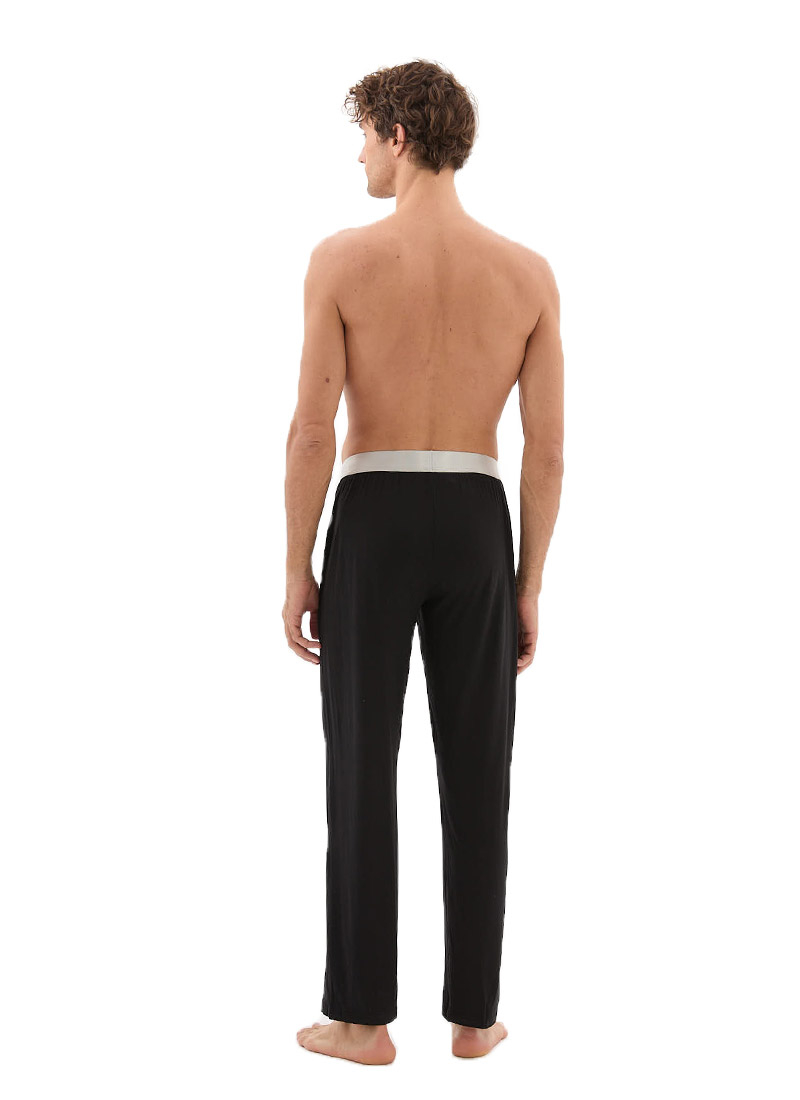 Erkek Modal Pijama Altı Silver 9304 - Siyah - 2