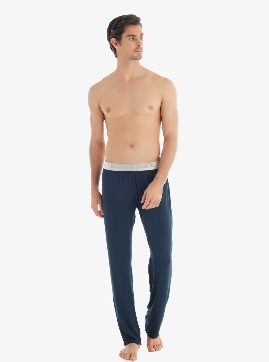 Erkek Modal Pijama Altı Silver 9304 - Lacivert - 2