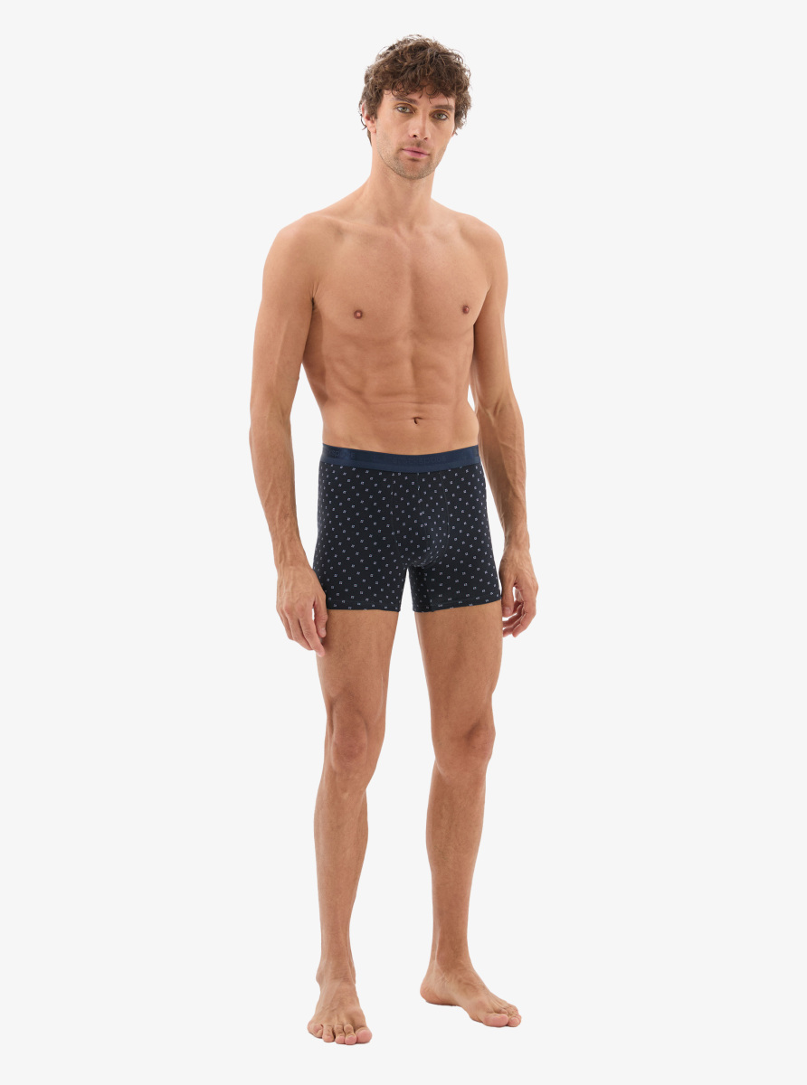 Erkek Pamuk Elastan Boxer 40860 - Desenli - 4
