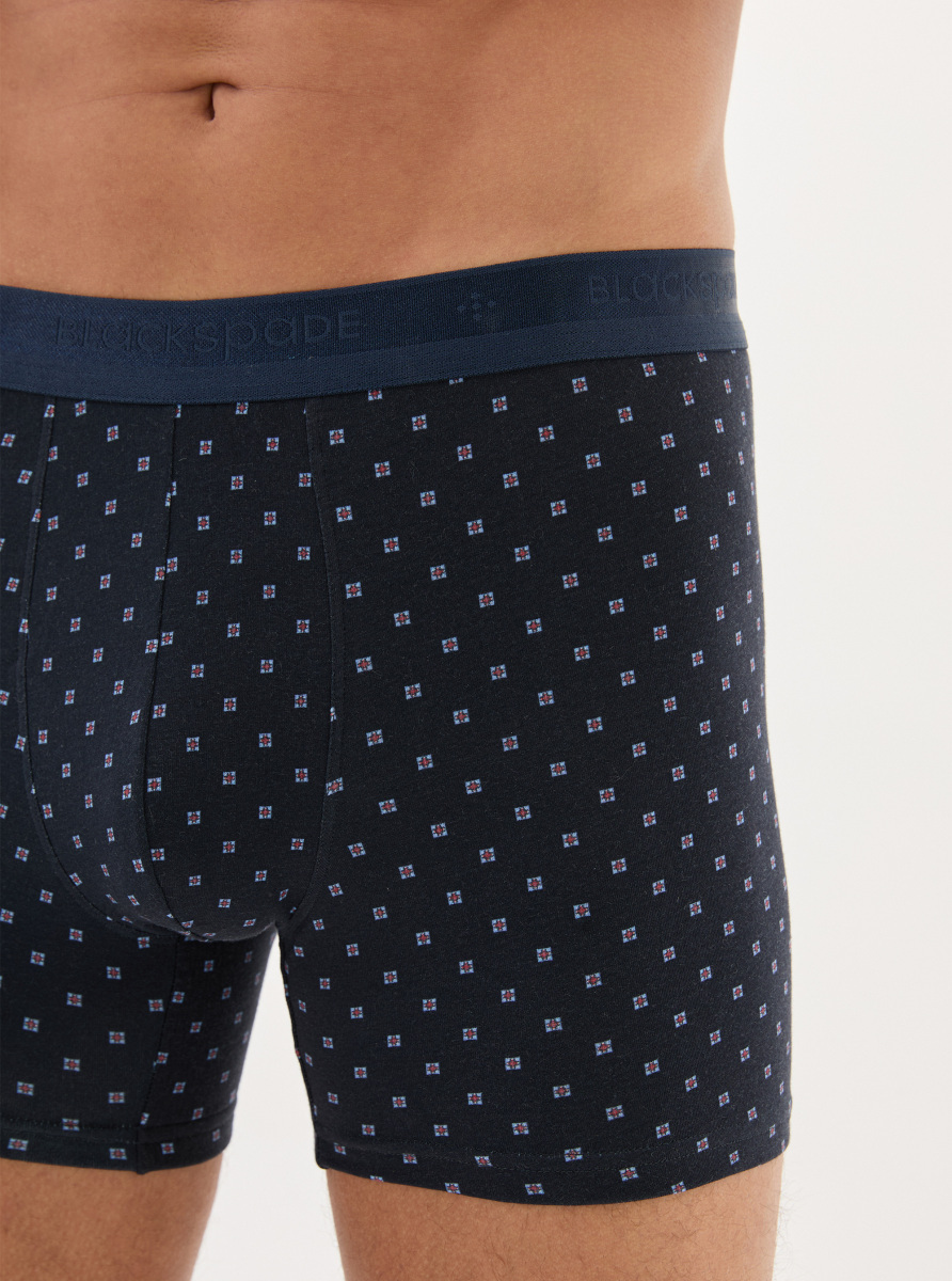 Erkek Pamuk Elastan Boxer 40860 - Desenli - 3