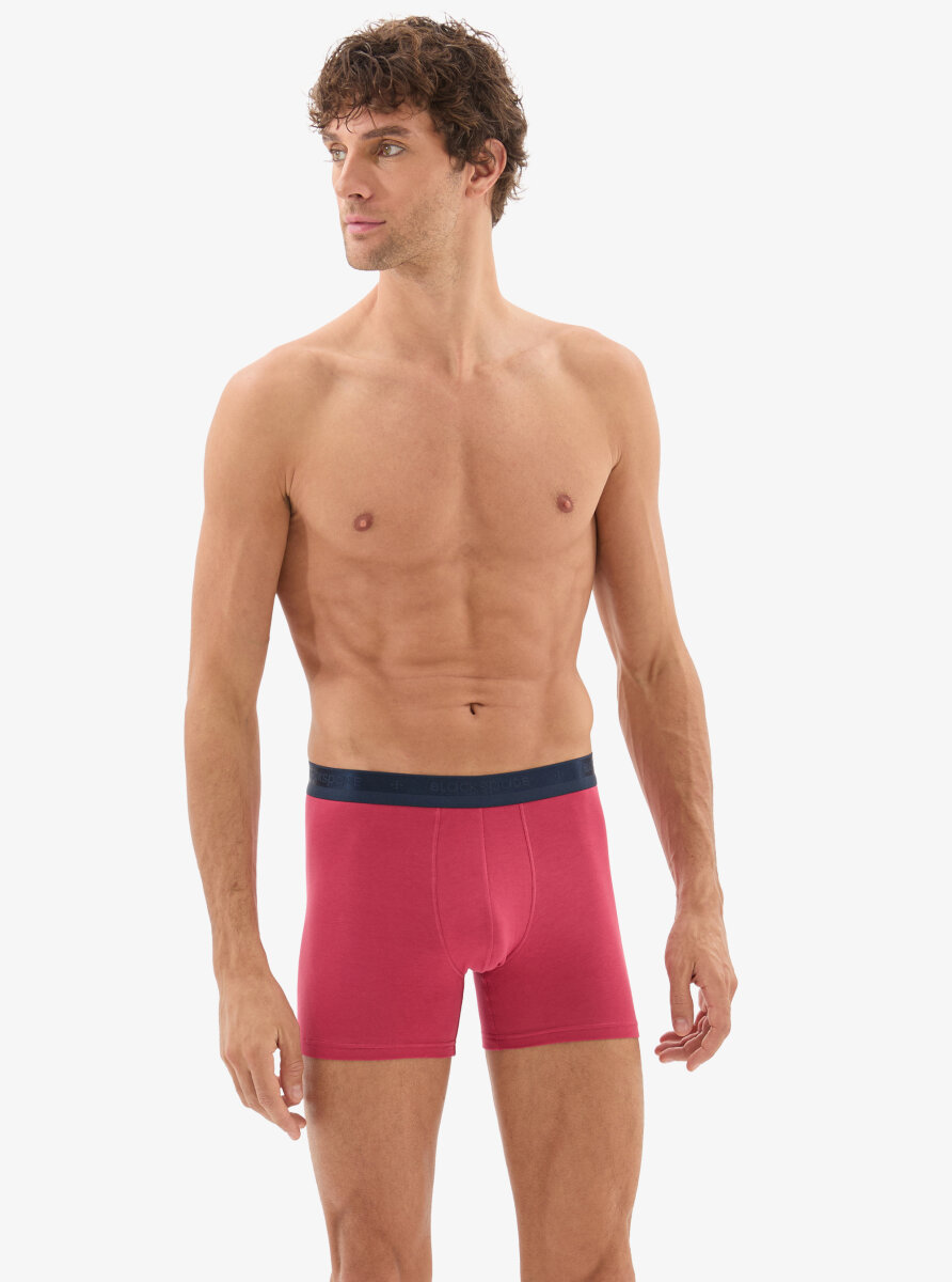 Erkek Pamuk Elastan Boxer 40861 - Kırmızı - 1