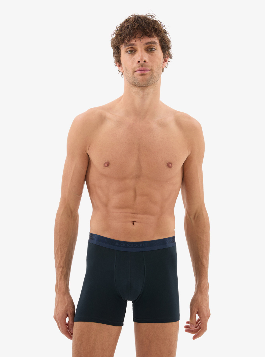 Erkek Pamuk Elastan Boxer 40861 - Lacivert - Blackspade