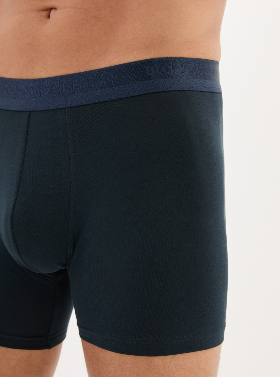Erkek Pamuk Elastan Boxer 40861 - Lacivert - 4