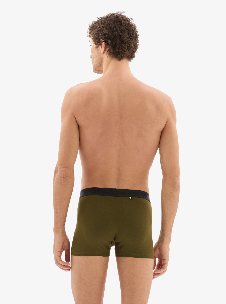 Erkek Pamuk Elastan Boxer 40863 - Yeşil - Blackspade (1)