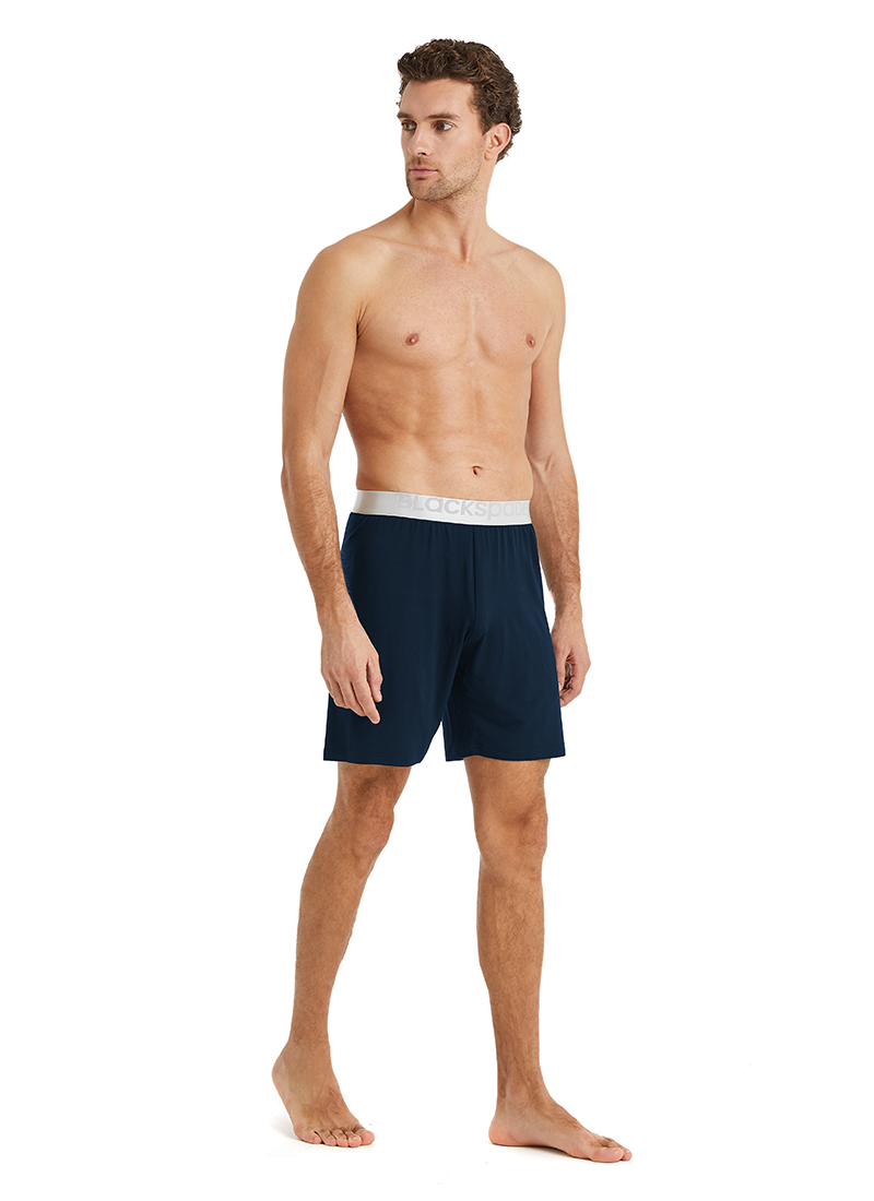 Erkek Modal Elastan Şort Silver 9314 - Lacivert - 3