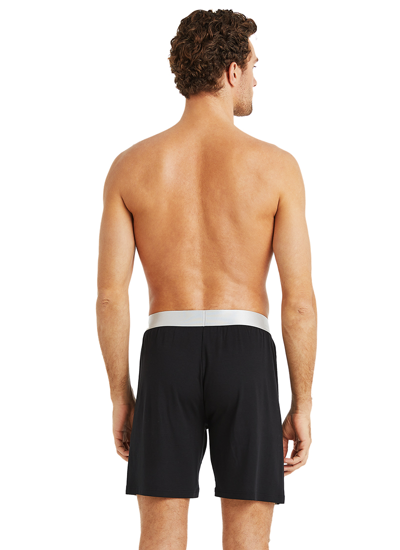 Erkek Modal Elastan Şort Silver 9314 - Siyah - Blackspade (1)
