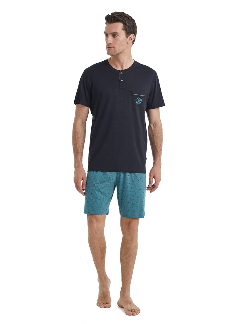 Erkek PijamaTakımı 40464 - Siyah - 1