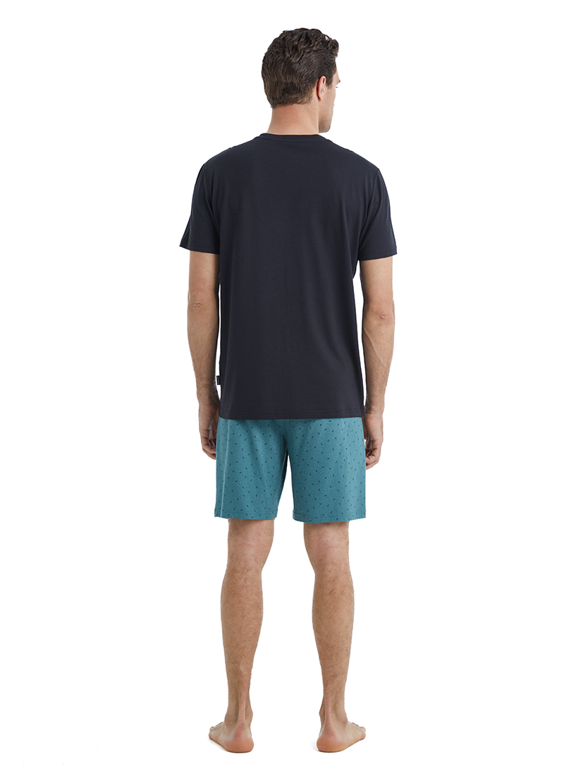 Erkek PijamaTakımı 40464 - Siyah - 2