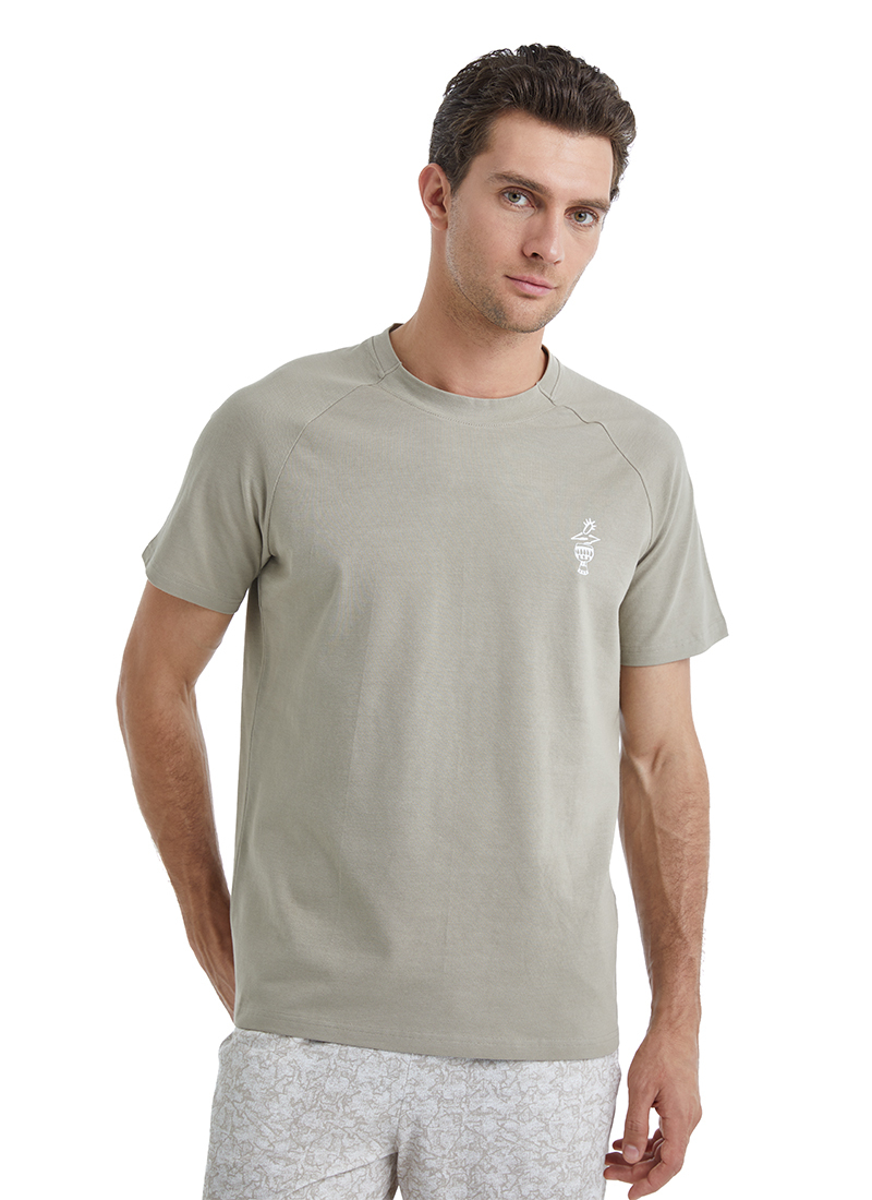 Erkek Pijama Takımı 40470 - Kahverengi - 5