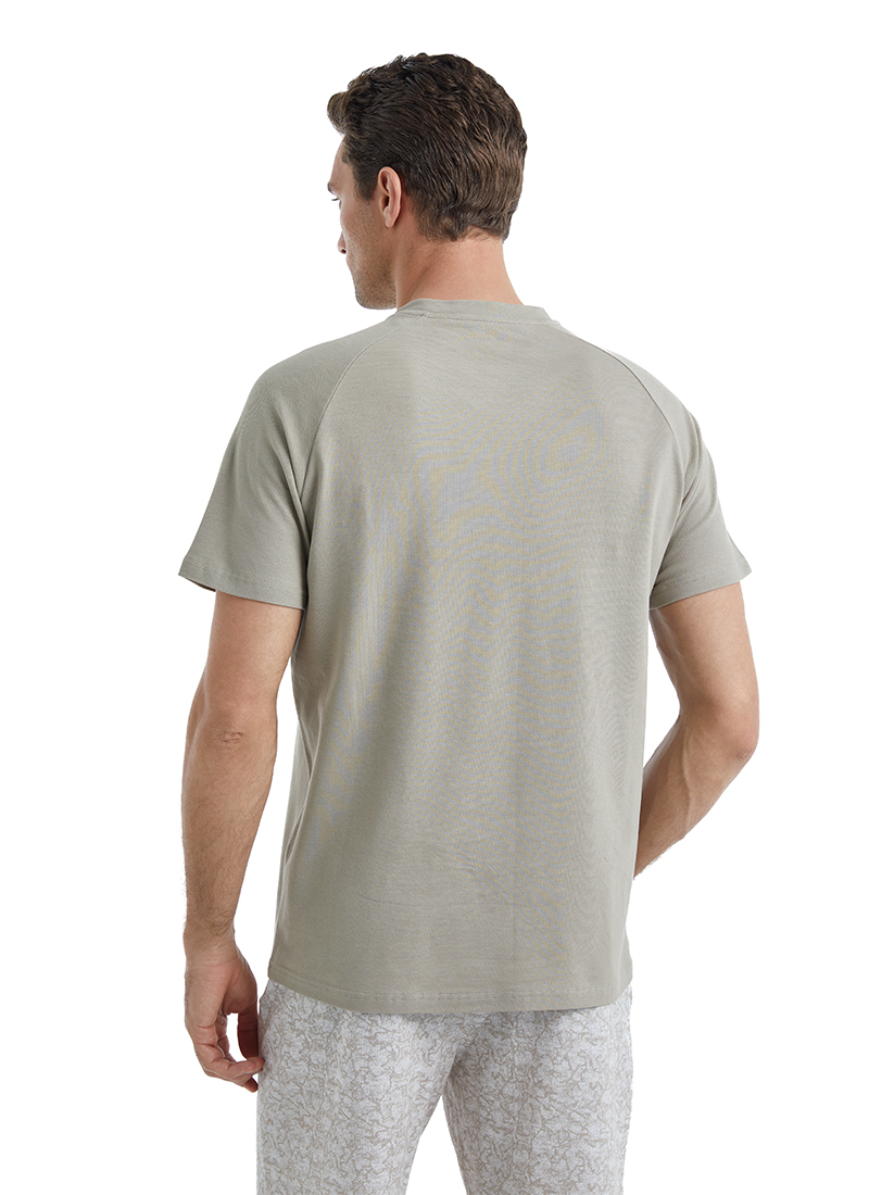 Erkek Pijama Takımı 40470 - Kahverengi - 6