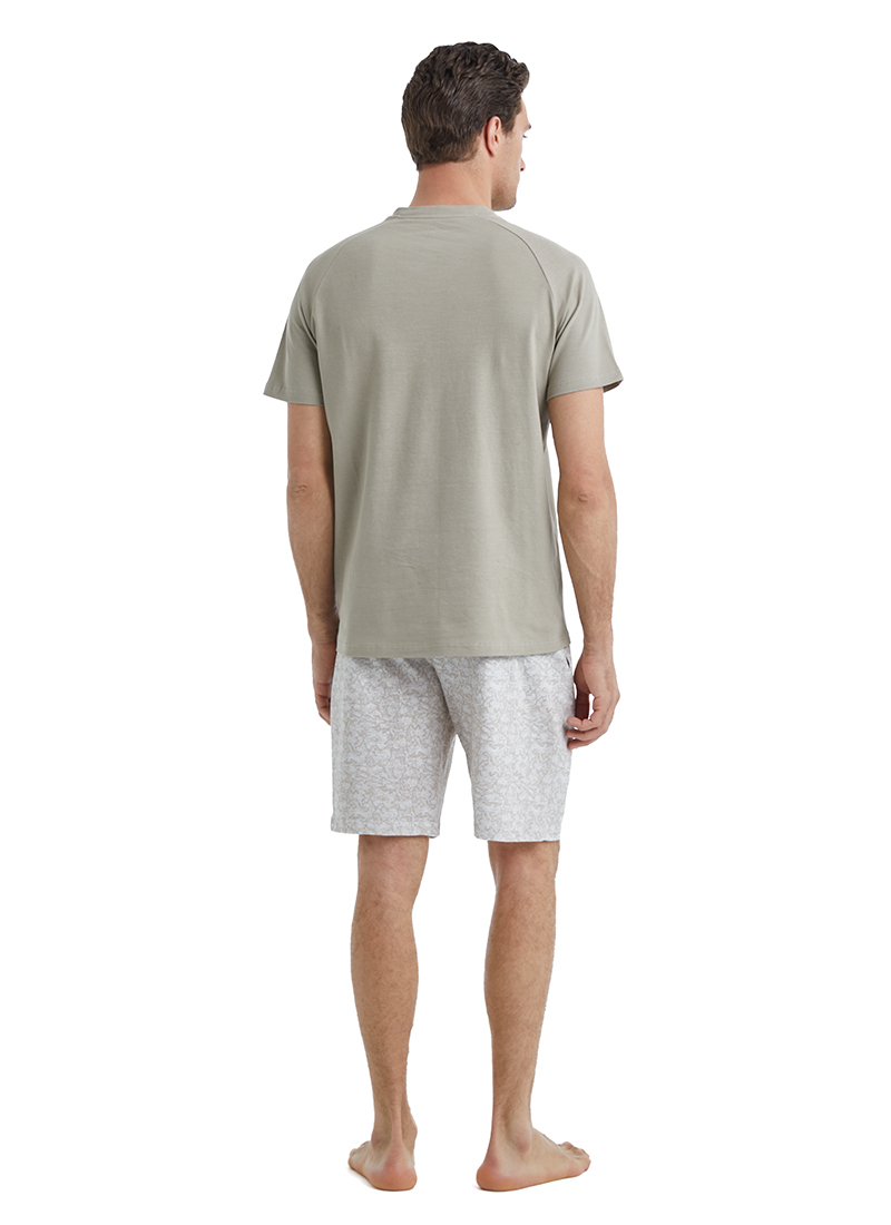 Erkek Pijama Takımı 40470 - Kahverengi - 2