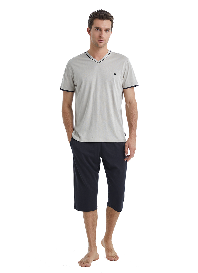 Erkek Pijama Takımı 40501 - Gri - 1