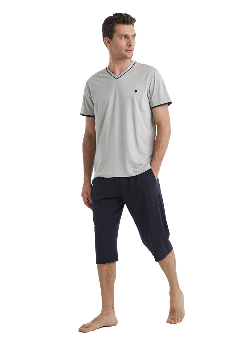 Erkek Pijama Takımı 40501 - Gri - 3