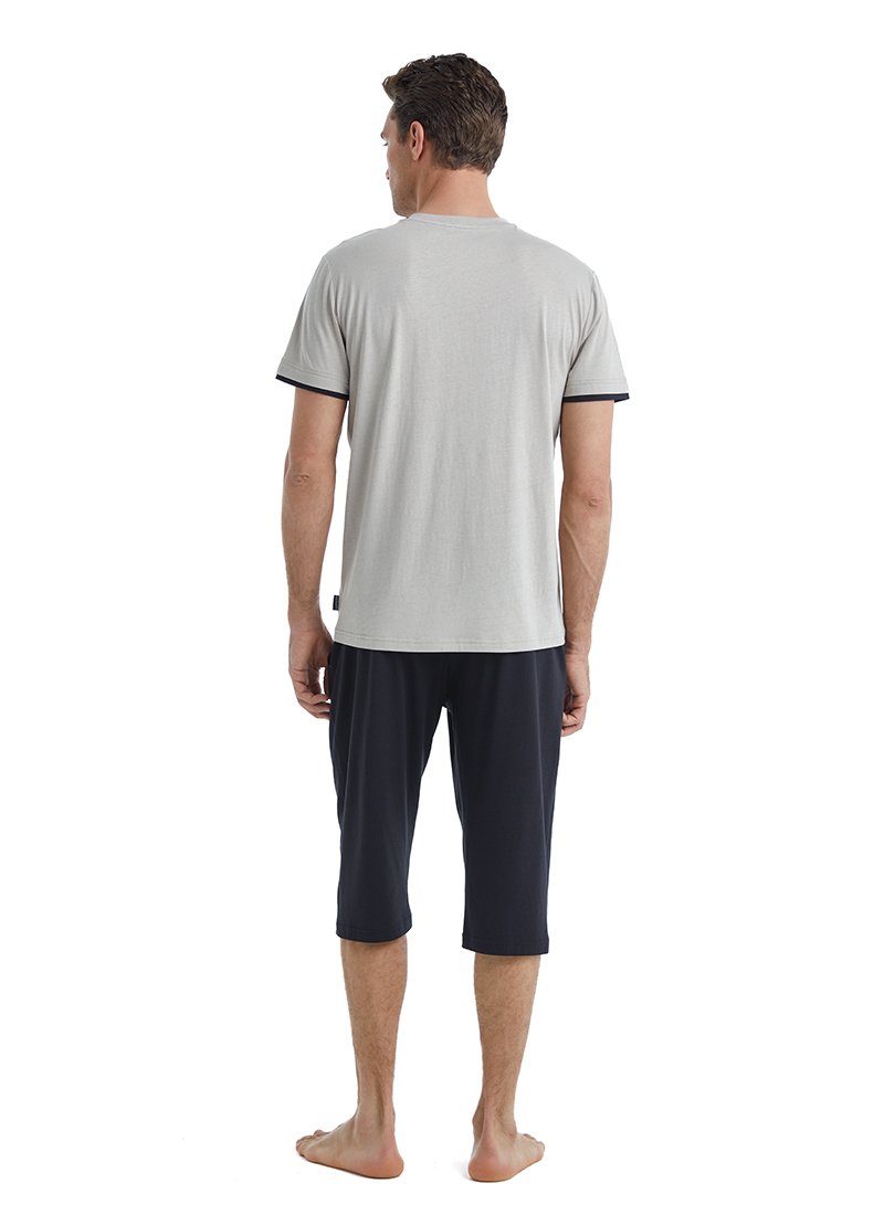 Erkek Pijama Takımı 40501 - Gri - 2