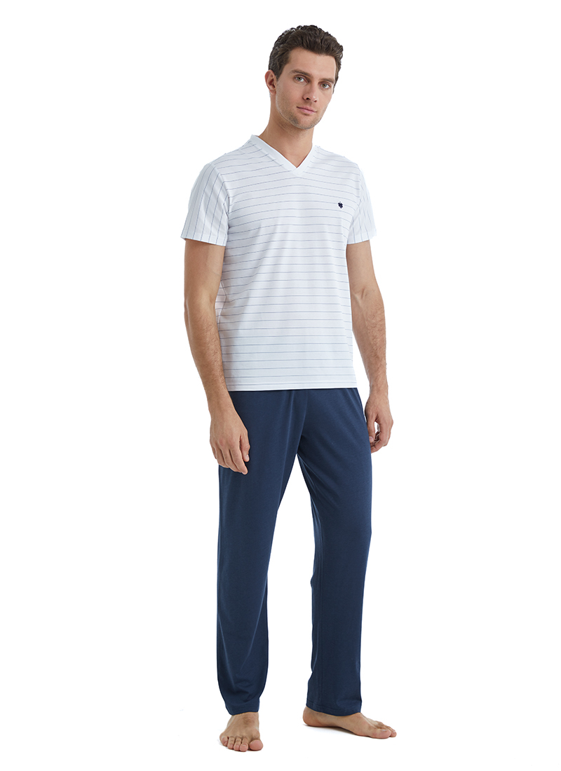 Erkek Pijama Takımı 40507 - Lacivert - 3