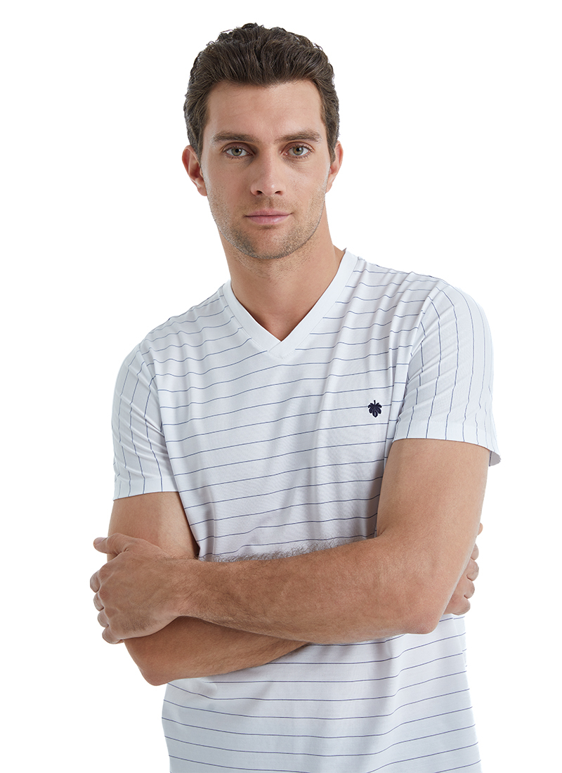 Erkek Pijama Takımı 40507 - Lacivert - 4