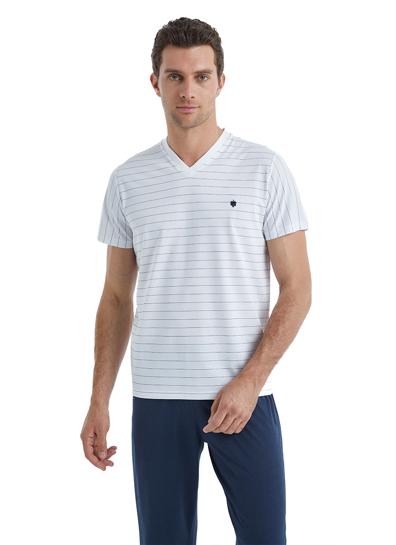 Erkek Pijama Takımı 40507 - Lacivert - 5