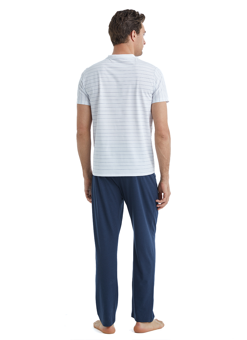 Erkek Pijama Takımı 40507 - Lacivert - 2