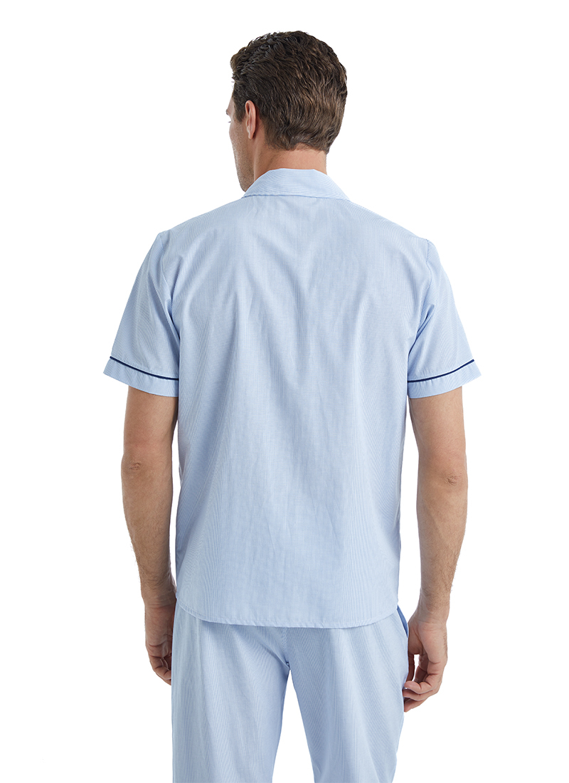 Erkek Pijama Takımı 40523 - Mavi - 6