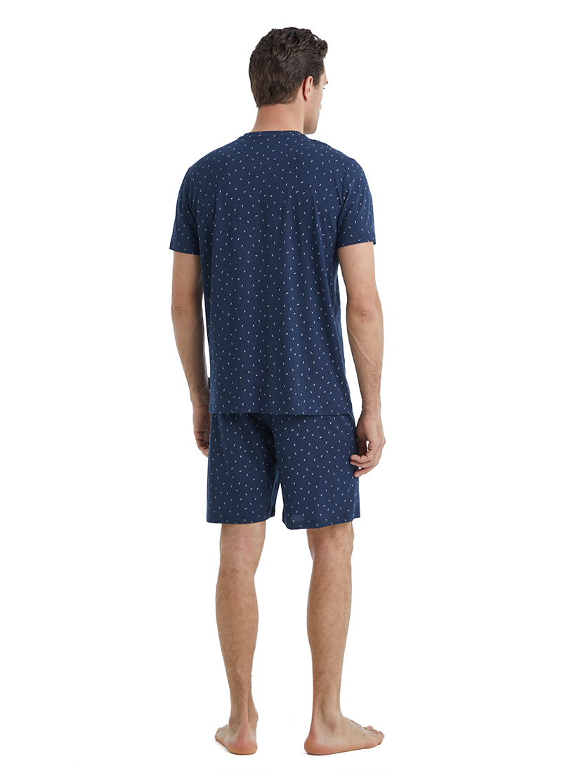 Erkek Pijama Takımı 40547 - Lacivert - Blackspade (1)