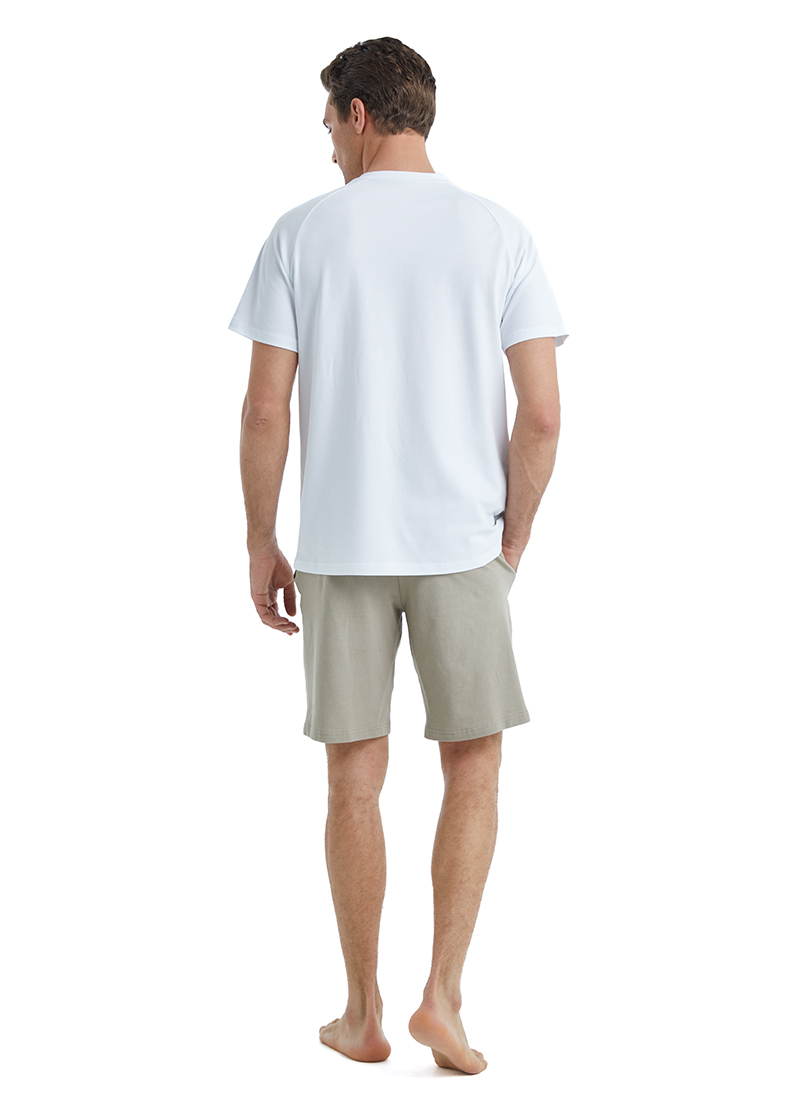 Erkek Pijama Takımı 40550 - Krem - 2