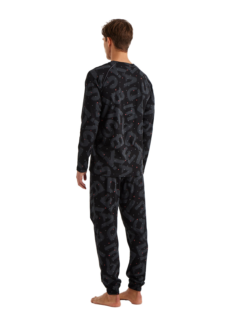 Erkek Pijama Takımı 40600 - Desenli - 3