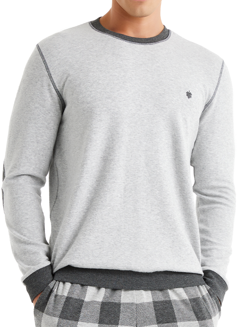 Termal Erkek Pijama Takımı 40603 - Gri Melanj - 6