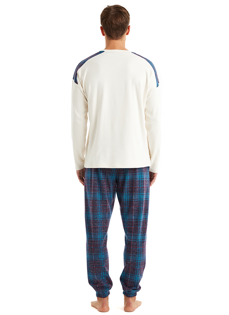 Termal Erkek Pijama Takımı 40605 - Krem - 4