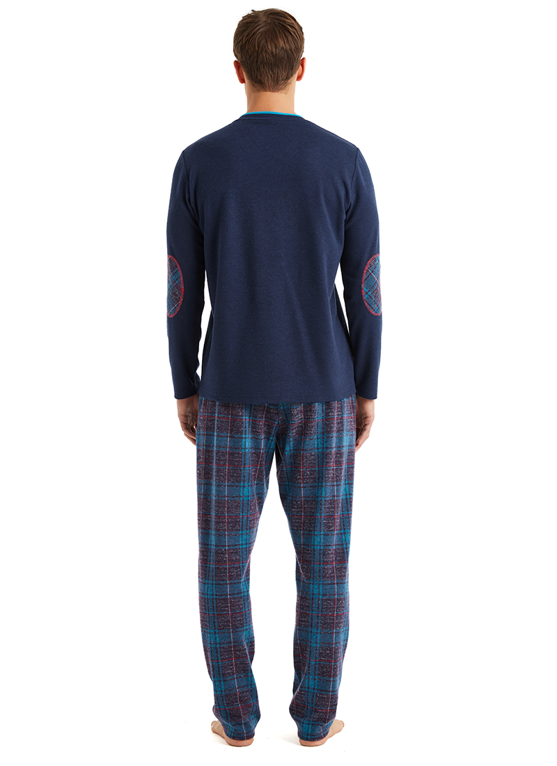 Termal Erkek Pijama Takımı 40606 - Lacivert - 3